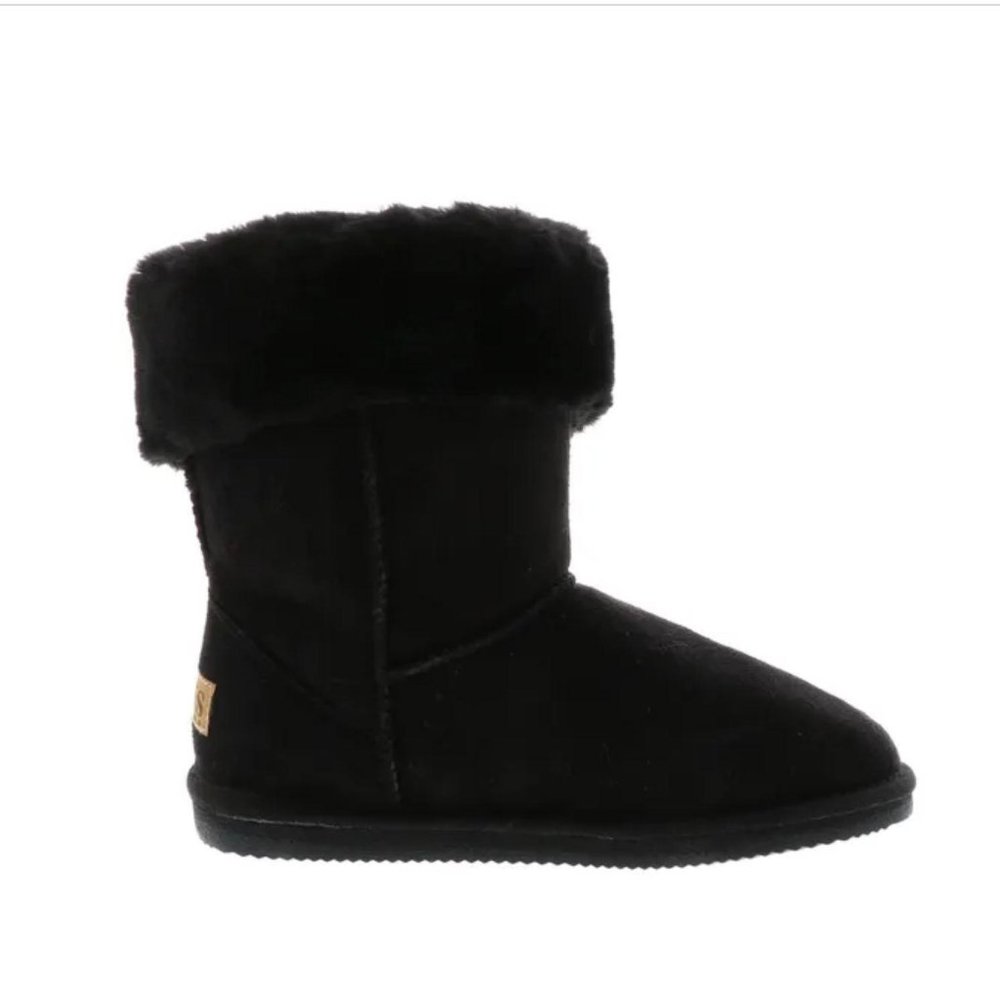 NWOB Apres V-Tassel Boot Faux Suede/Fur Boot, Women's 9M